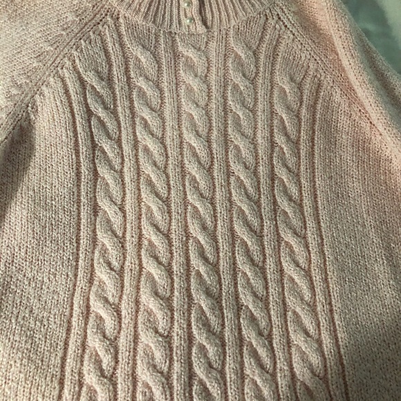 Karen Scott Pale Pink Sweater - Picture 3 of 6